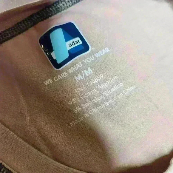 Adar women's long sleeve top beige size medium - Picture 5 of 5